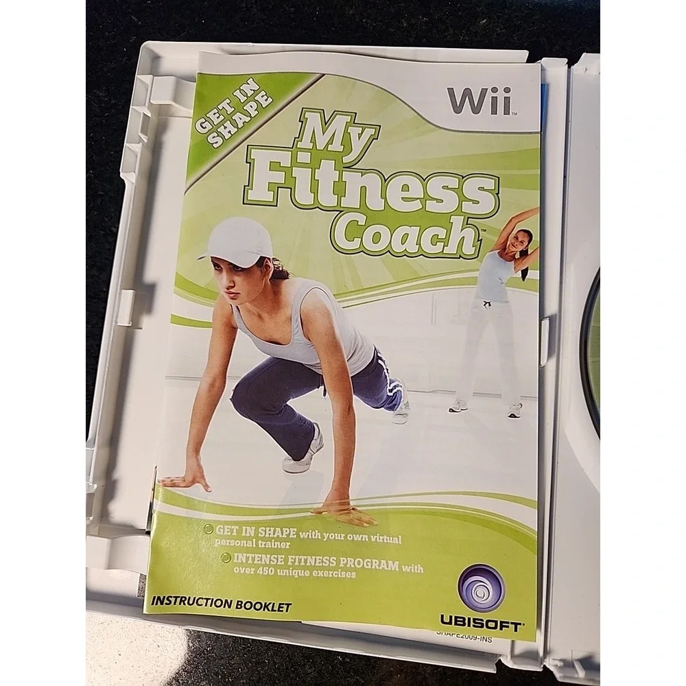 My Fitness Coach Nintendo Wii, 2008 Intense Fitness‎ Program Instruction +Manual